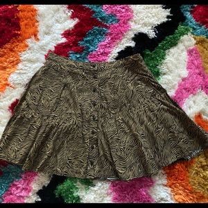 Urban Outfitters Zebra Skirt